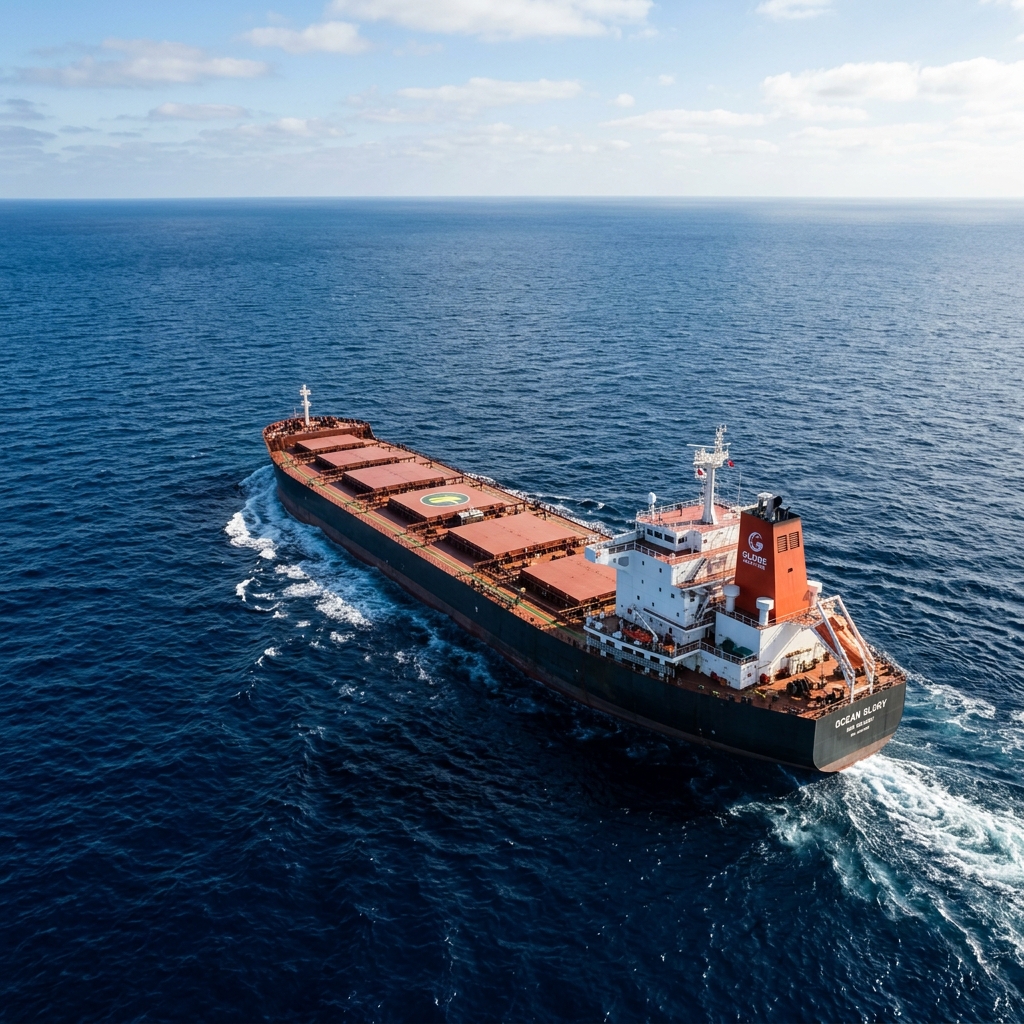 Bulk Vessel in Ocean